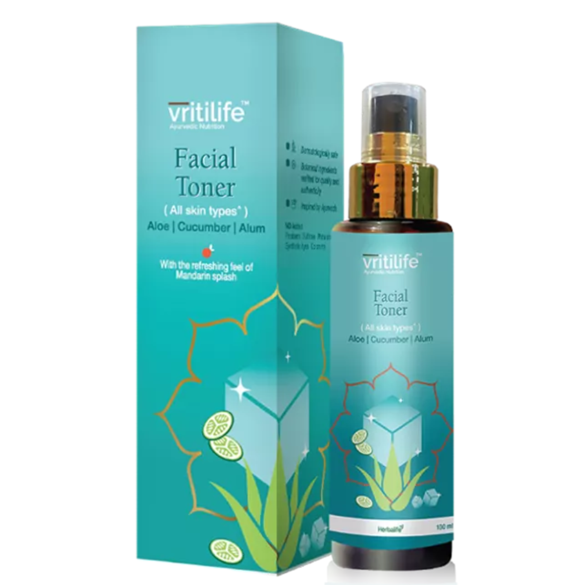 Herbalife Vritilife Facial Toner | Alcohol-Free Hydrating Toner with Botanical Extracts for All Skin Types | 100mL